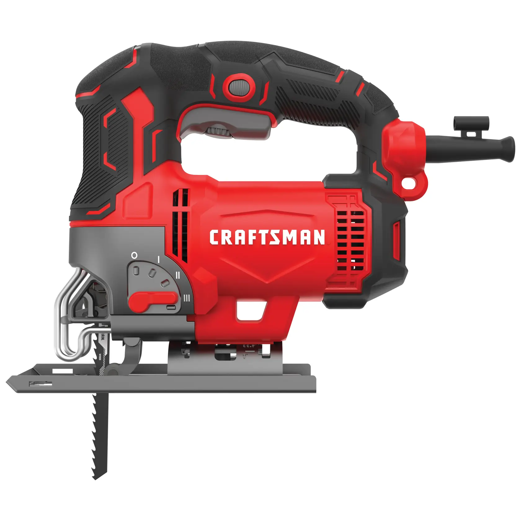 Right profile of 6 amp variable speed jig saw .