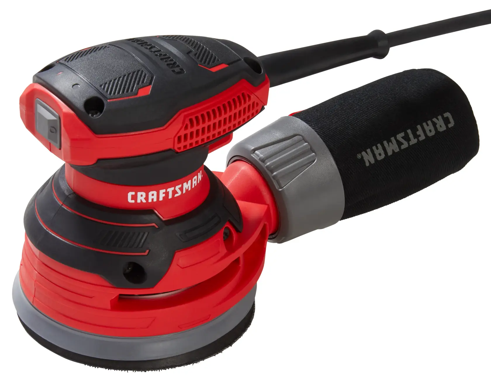 View of CRAFTSMAN Sander and additional tools in the kit