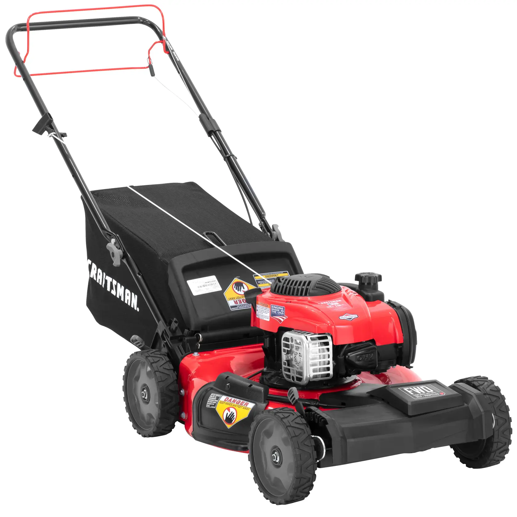 M220 140-cc 21-in Self-propelled Gas Push Lawn Mower with Briggs & Stratton 140cc Engine