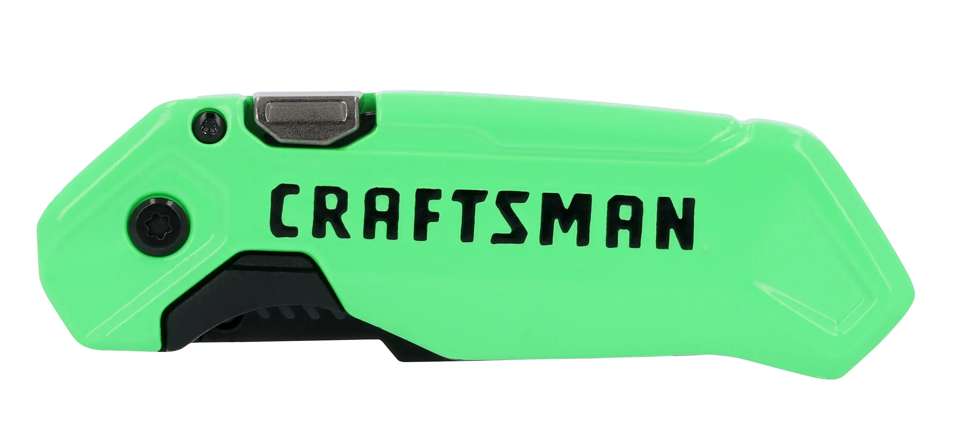 CRAFTSMAN CMHT10352 HiVis Folding Utility Knife w/ One Blade Storage beauty image