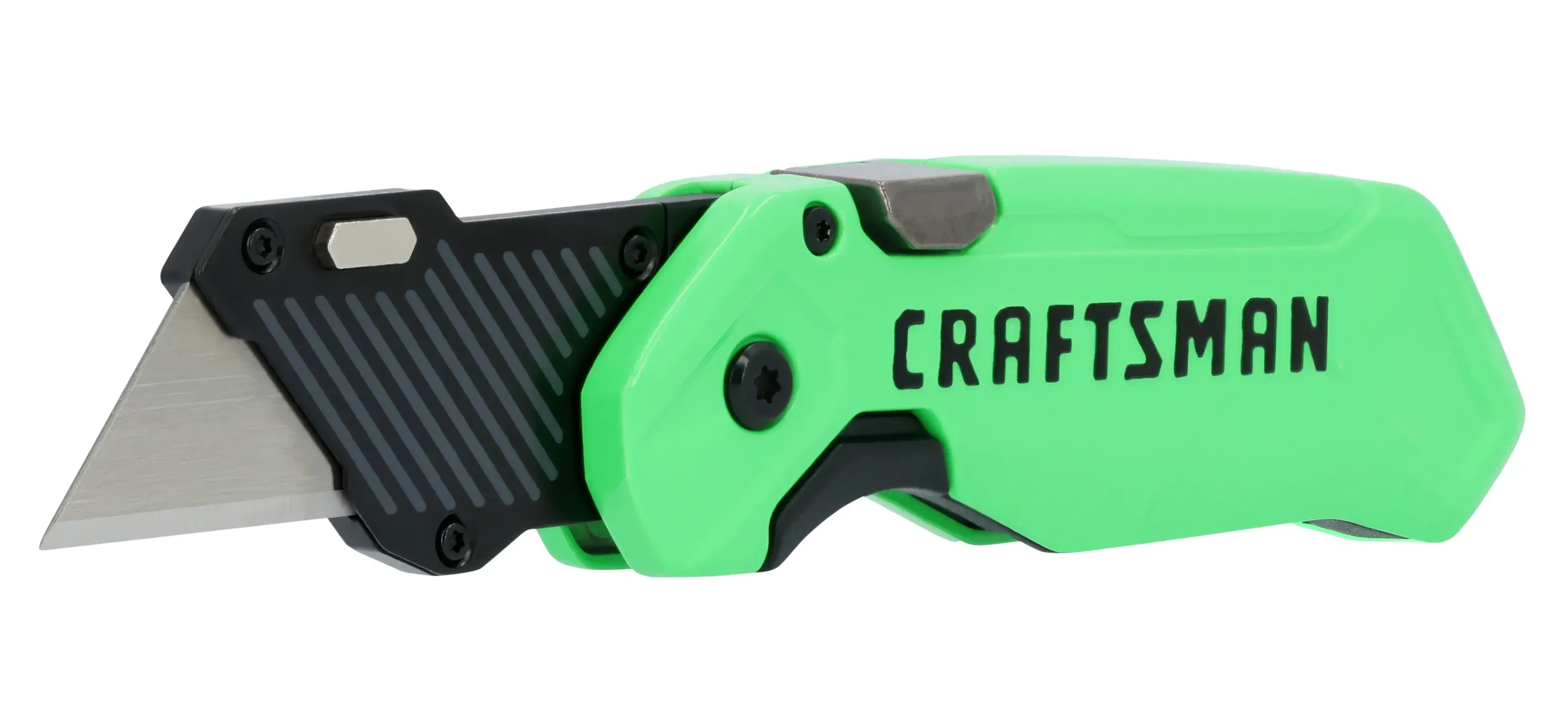 CRAFTSMAN CMHT10352 HiVis Folding Utility Knife w/ One Blade Storage beauty image