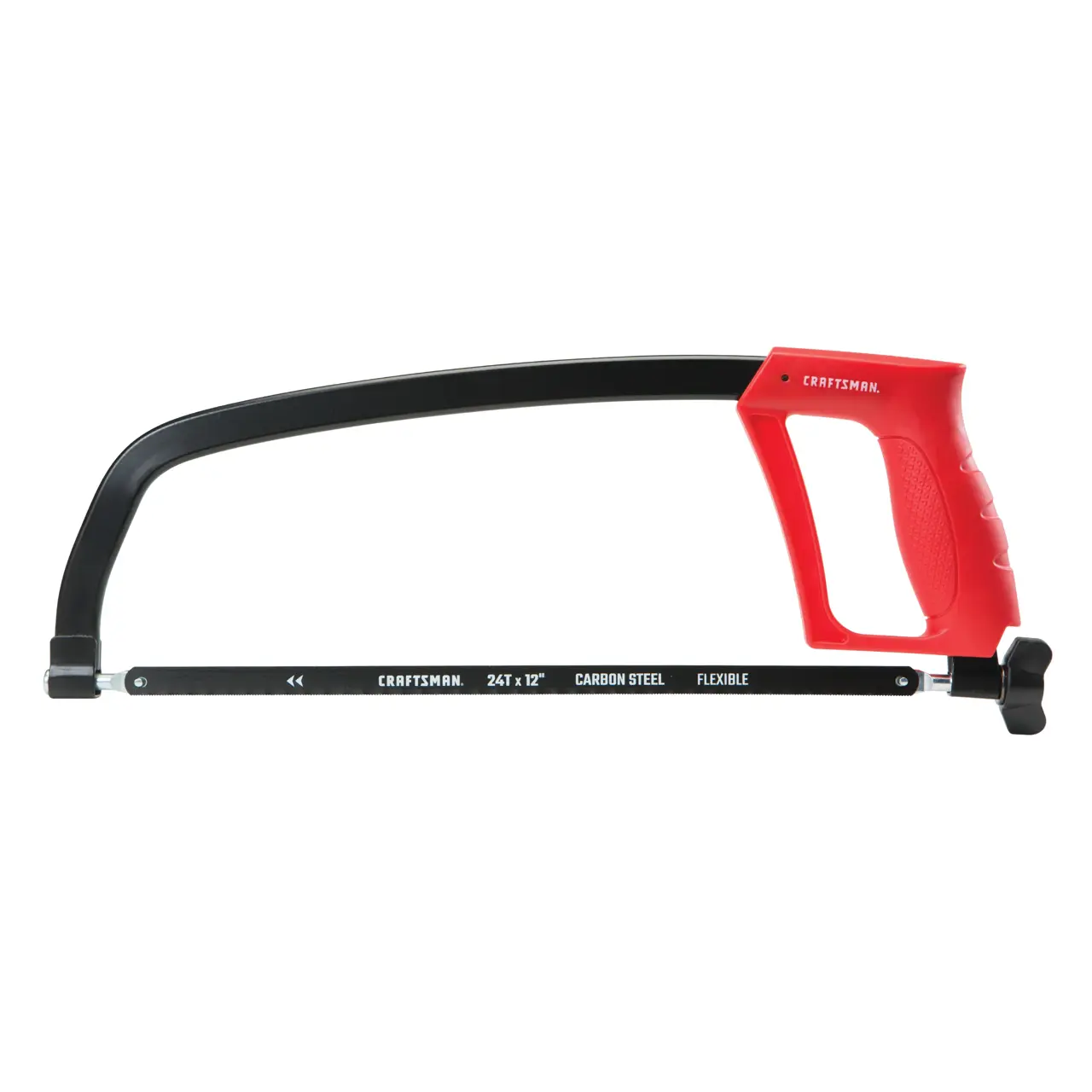 View of CRAFTSMAN Hacksaw on white background