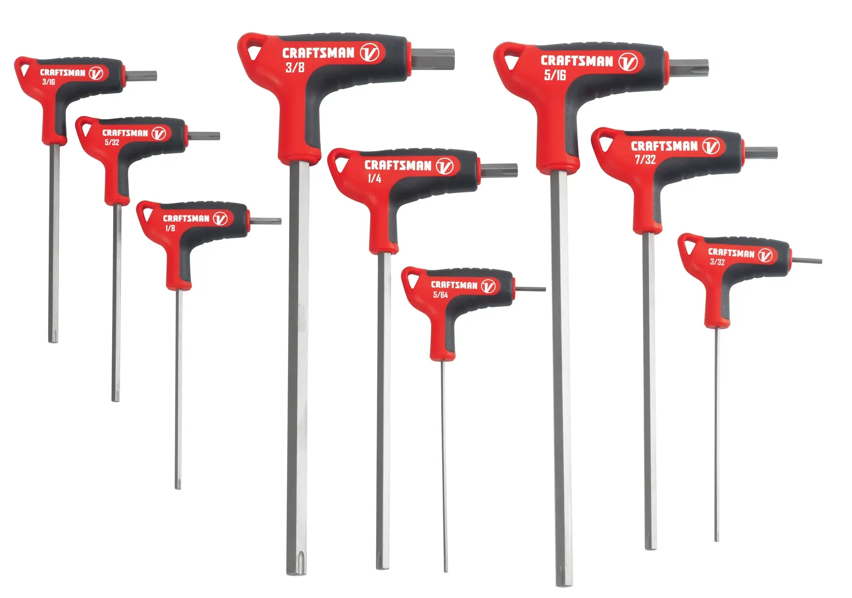 View of CRAFTSMAN Screwdrivers: Hex Keys on white background