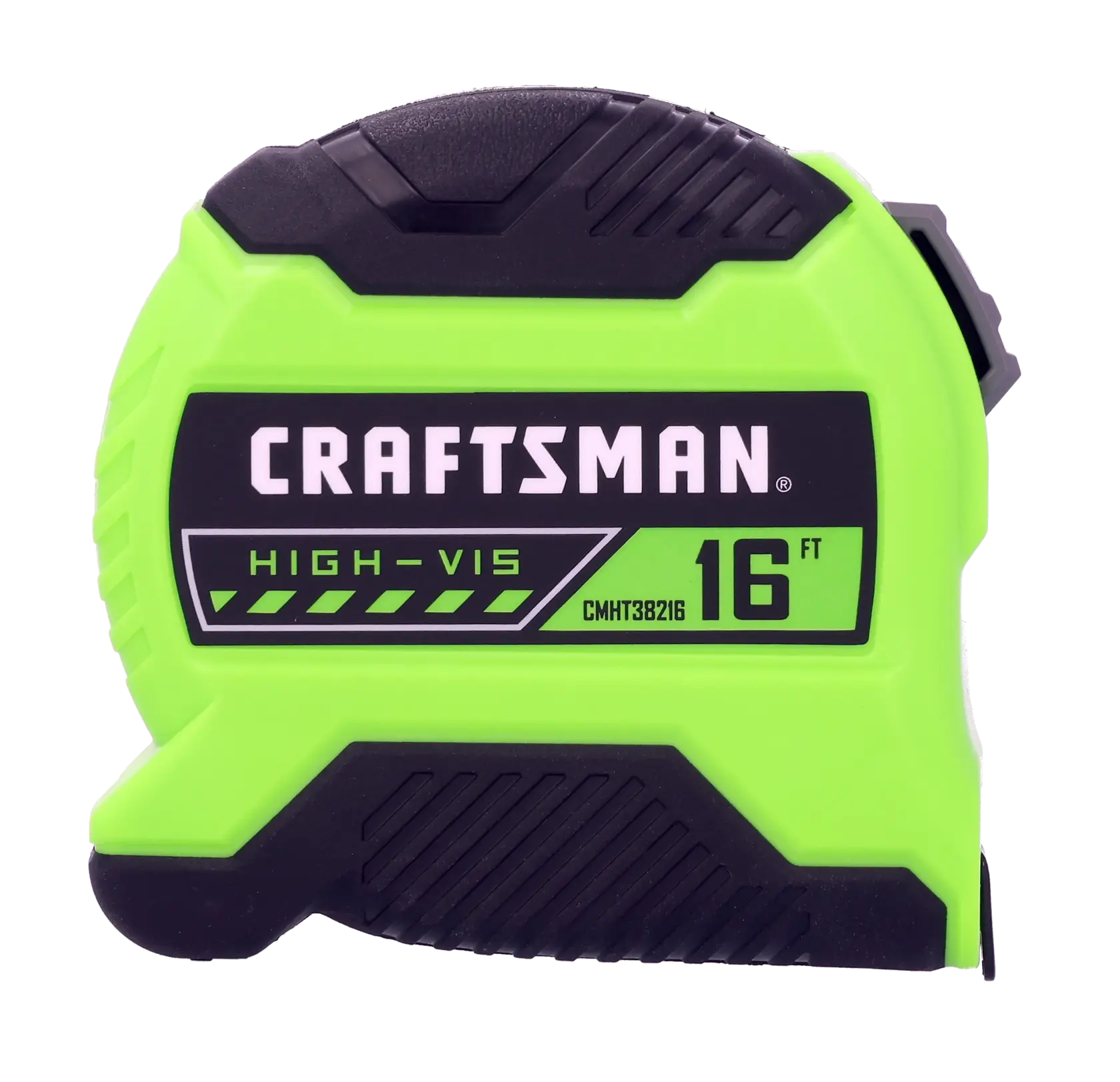 CRAFTSMAN CMHT38216S CRAFTSMAN HIGH VIS 16' TAPE MEASURE front view.