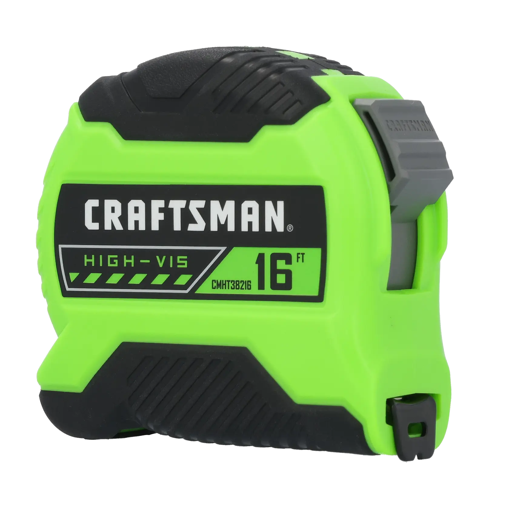 CRAFTSMAN CMHT38216S CRAFTSMAN HIGH VIS 16' TAPE MEASURE 3/4 forward view.
