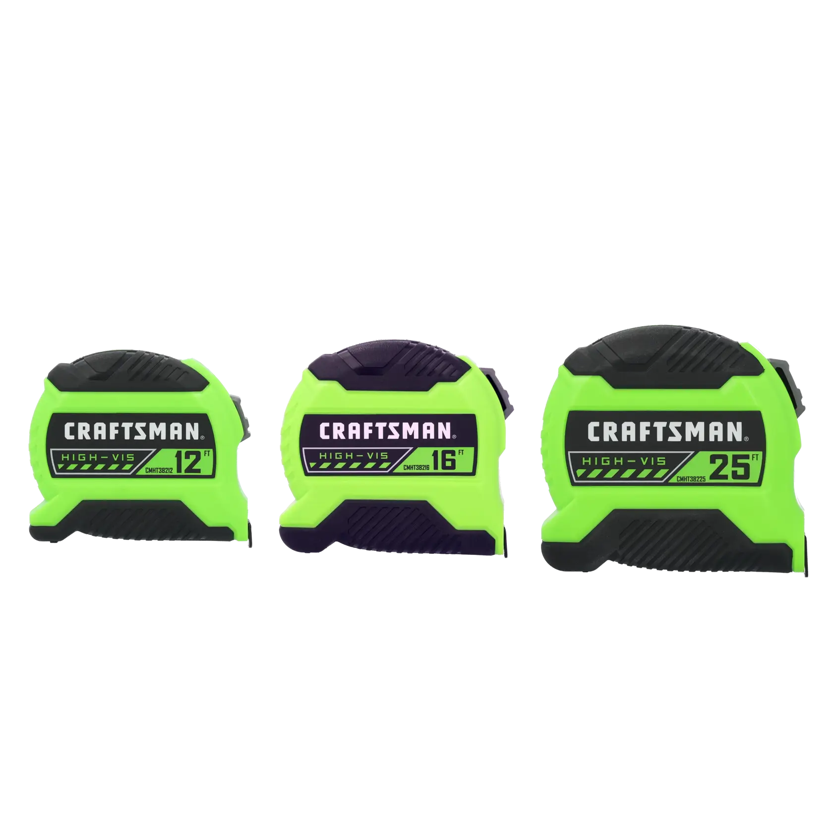 CRAFTSMAN® Hi-Viz 3 Pack 12ft, 16ft, 25ft Tape Measure