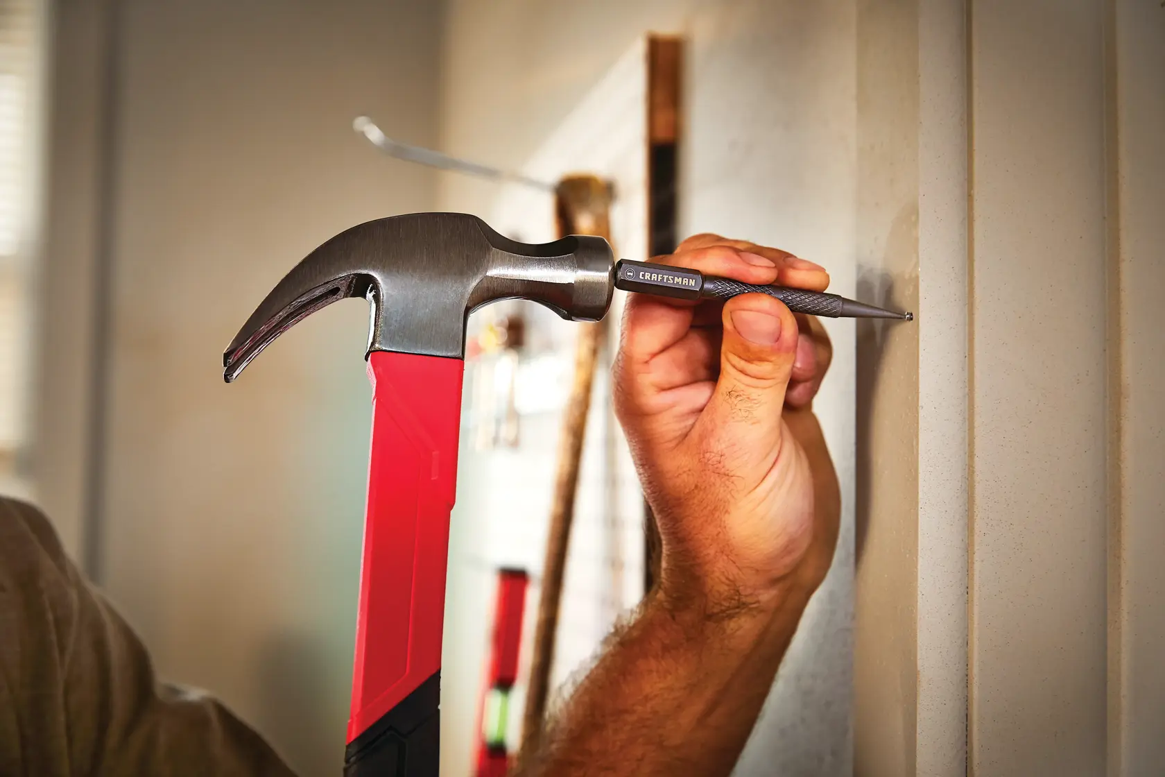 View of CRAFTSMAN Handtools: Construction  being used by consumer