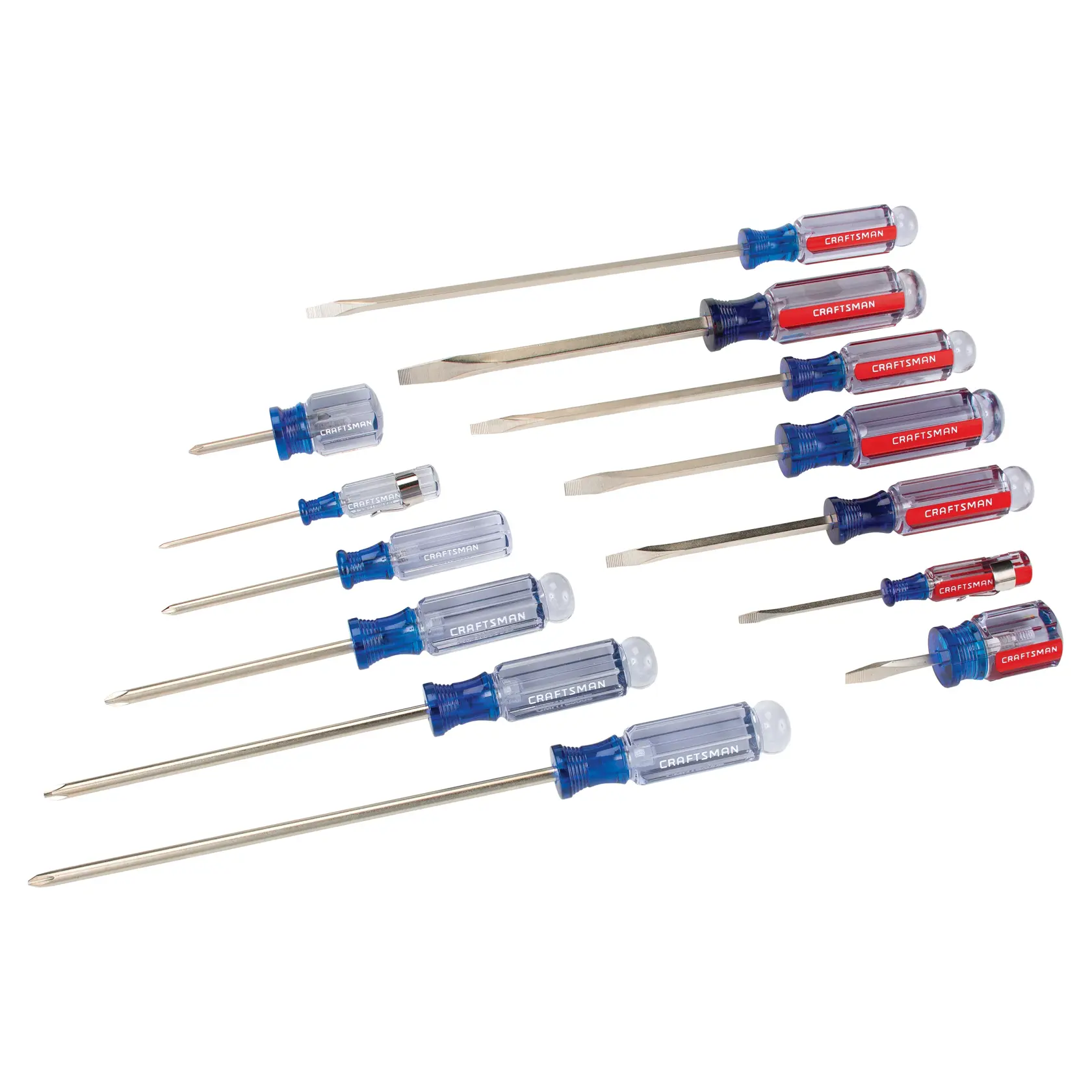 View of CRAFTSMAN Screwdrivers: Acetate on white background