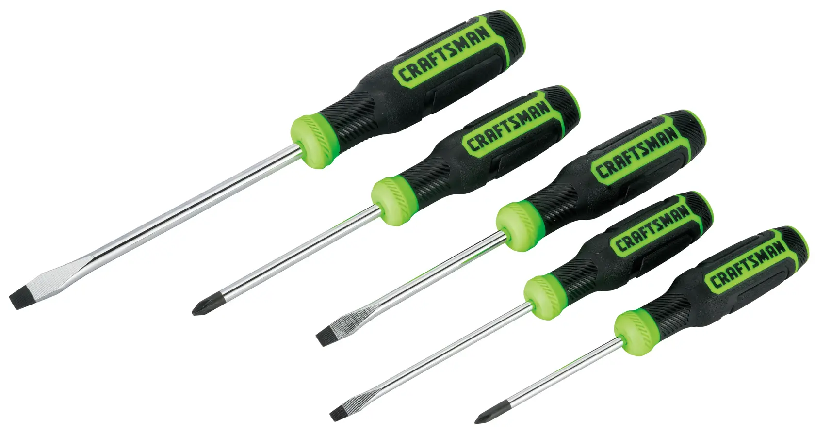 View of CRAFTSMAN Screwdrivers: Bi-Material on white background