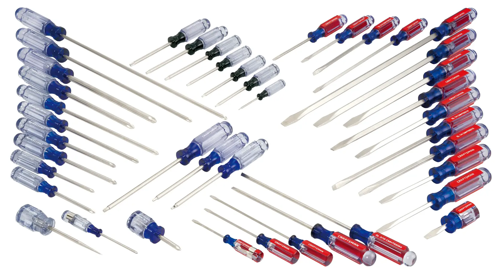 View of CRAFTSMAN Screwdrivers: Acetate on white background