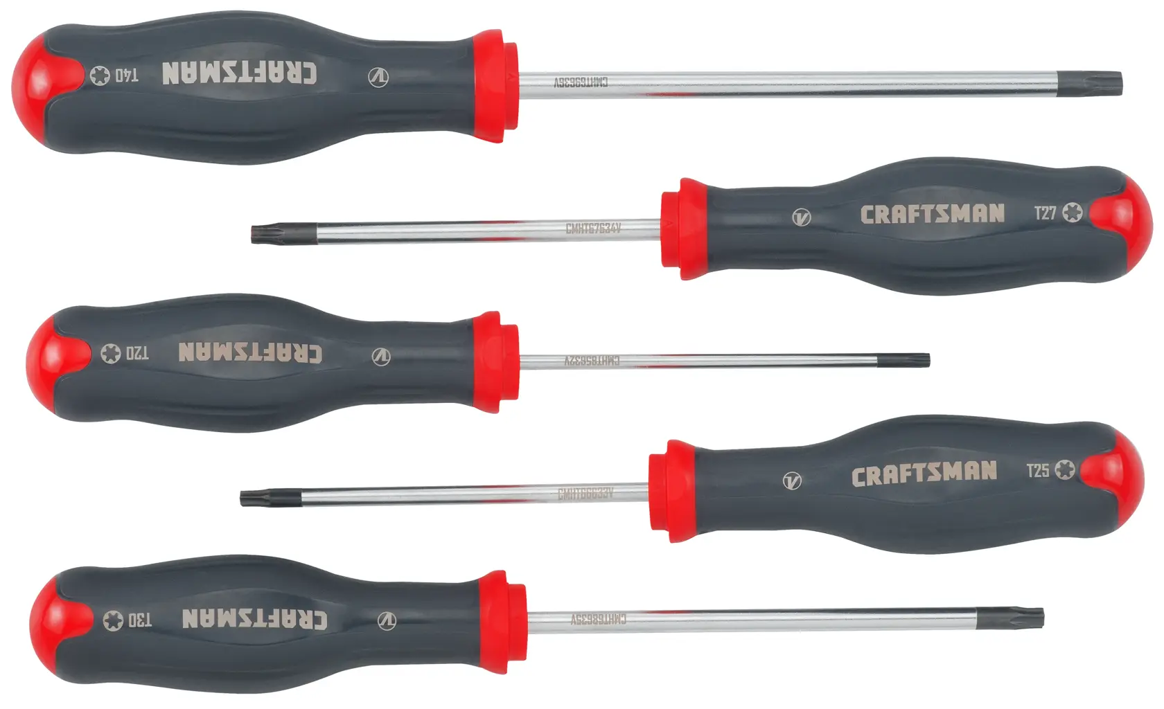View of CRAFTSMAN Screwdrivers: Set on white background