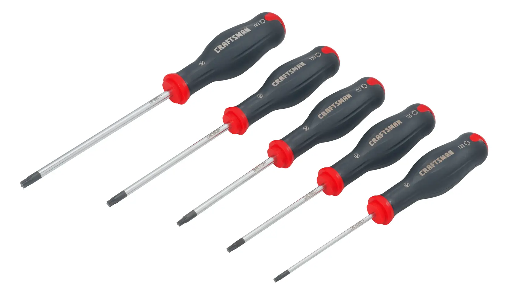 View of CRAFTSMAN Screwdrivers: Set on white background