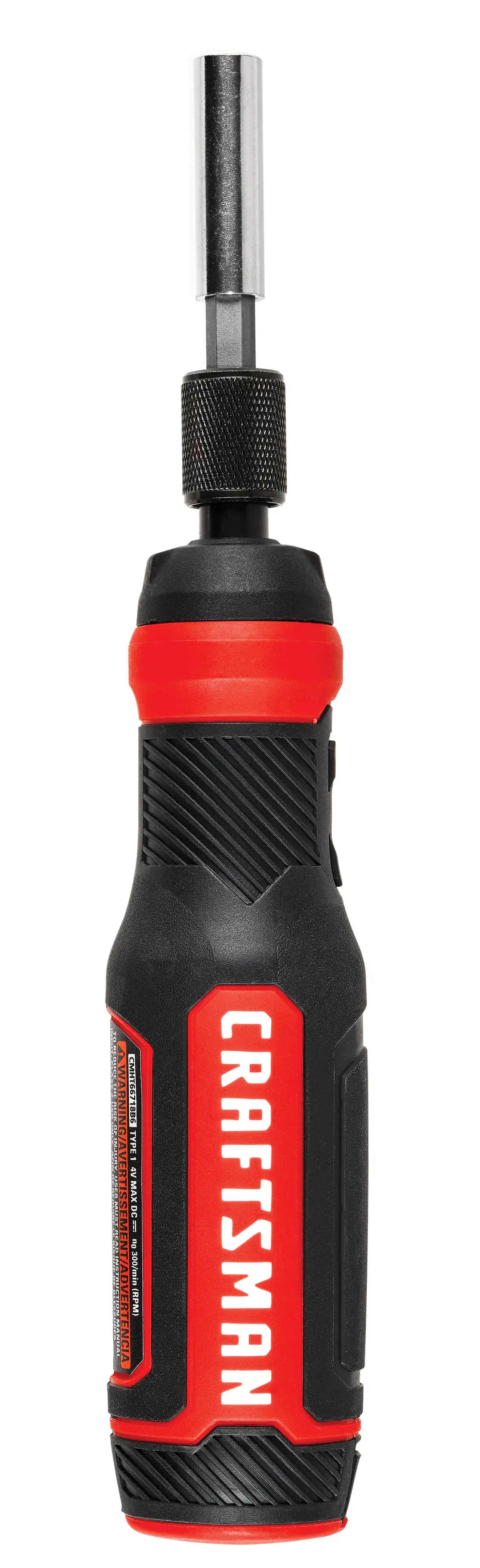 Vertical view of 4 volts Max Cordless ScrewDriver.