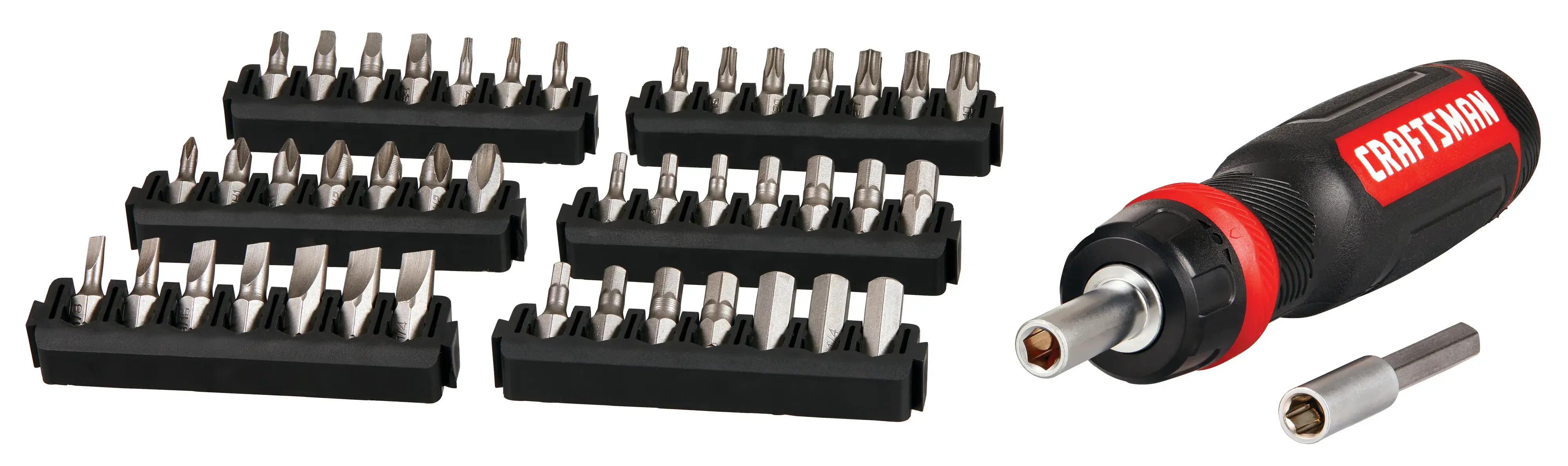 View of CRAFTSMAN Screwdrivers: Multi Bits on white background