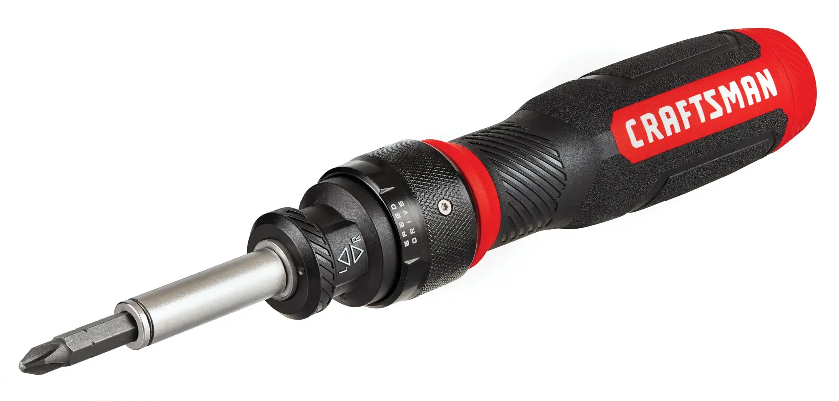 View of CRAFTSMAN Screwdrivers on white background