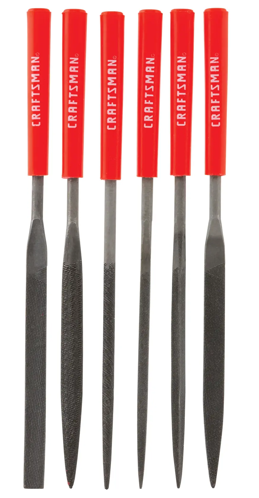 View of CRAFTSMAN Files & Rasps on white background