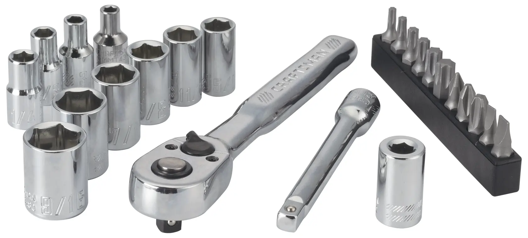 View of CRAFTSMAN Sockets: Bit Sockets on white background