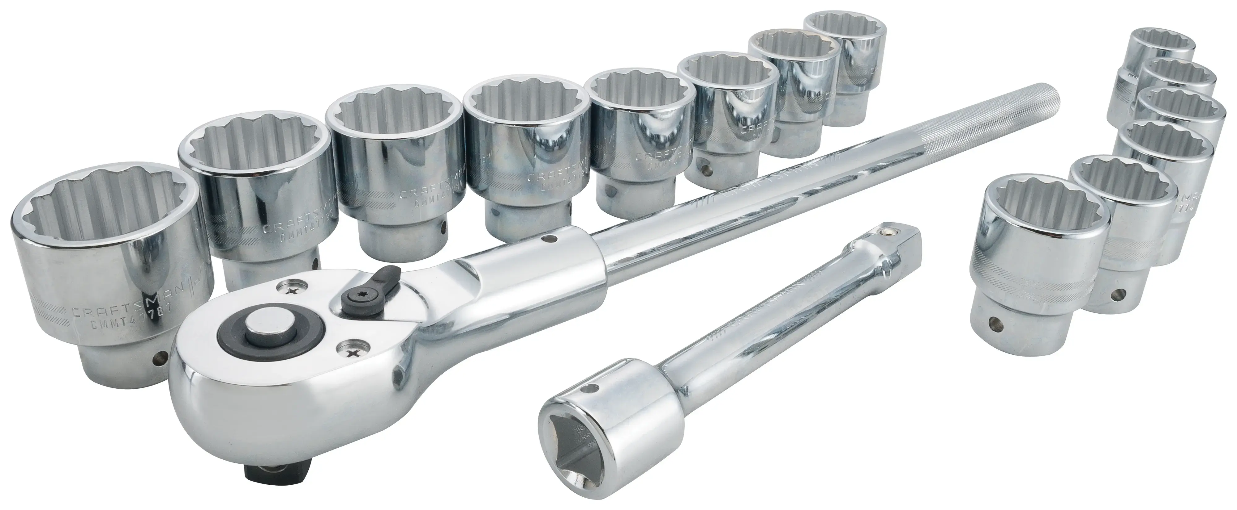 View of CRAFTSMAN Sockets: 6-Point on white background