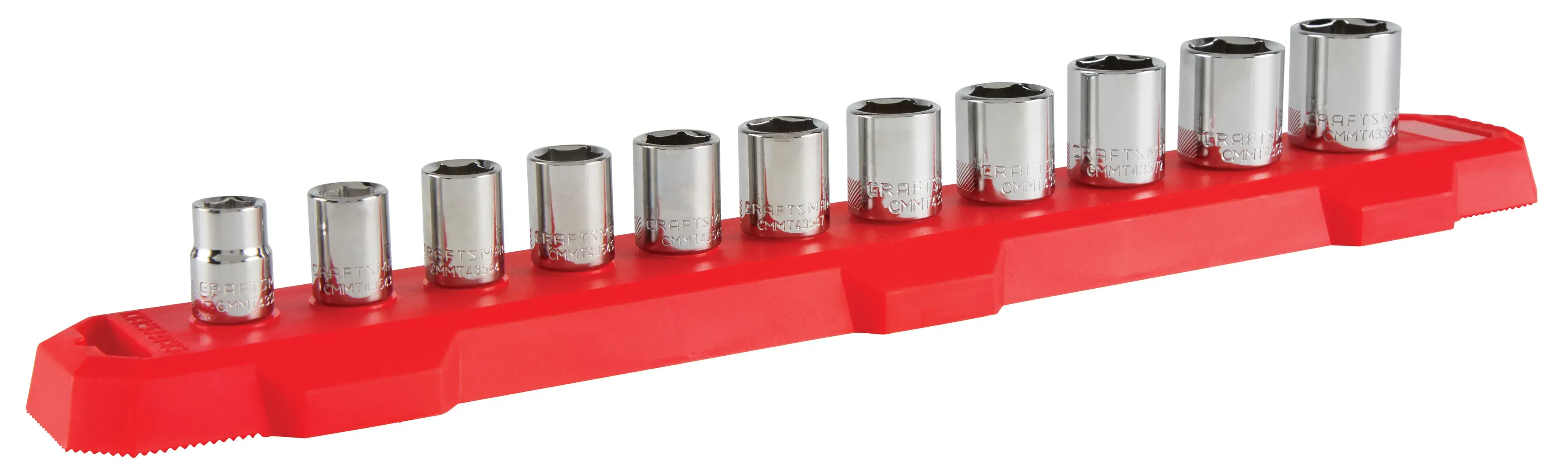 View of CRAFTSMAN Sockets: 6-Point on white background