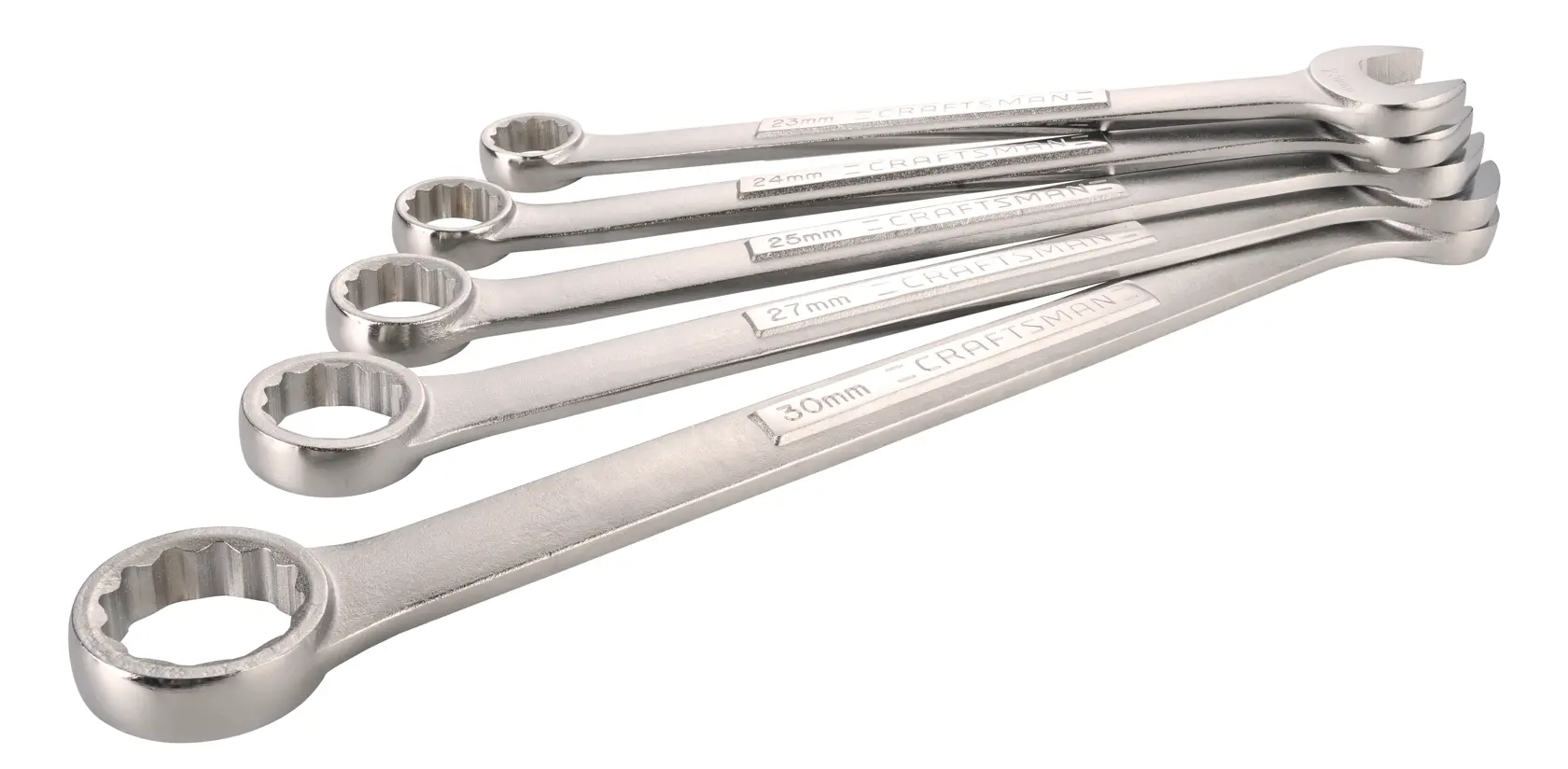 View of CRAFTSMAN Wrenches: Set on white background