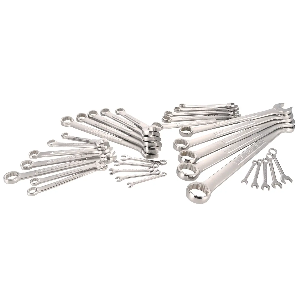 View of CRAFTSMAN Wrenches: Set on white background