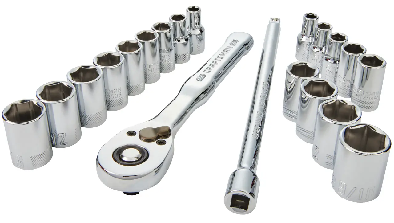 CRAFTSMAN 20 piece Low Profile 1/4" Drive Mechanics Set view 1
