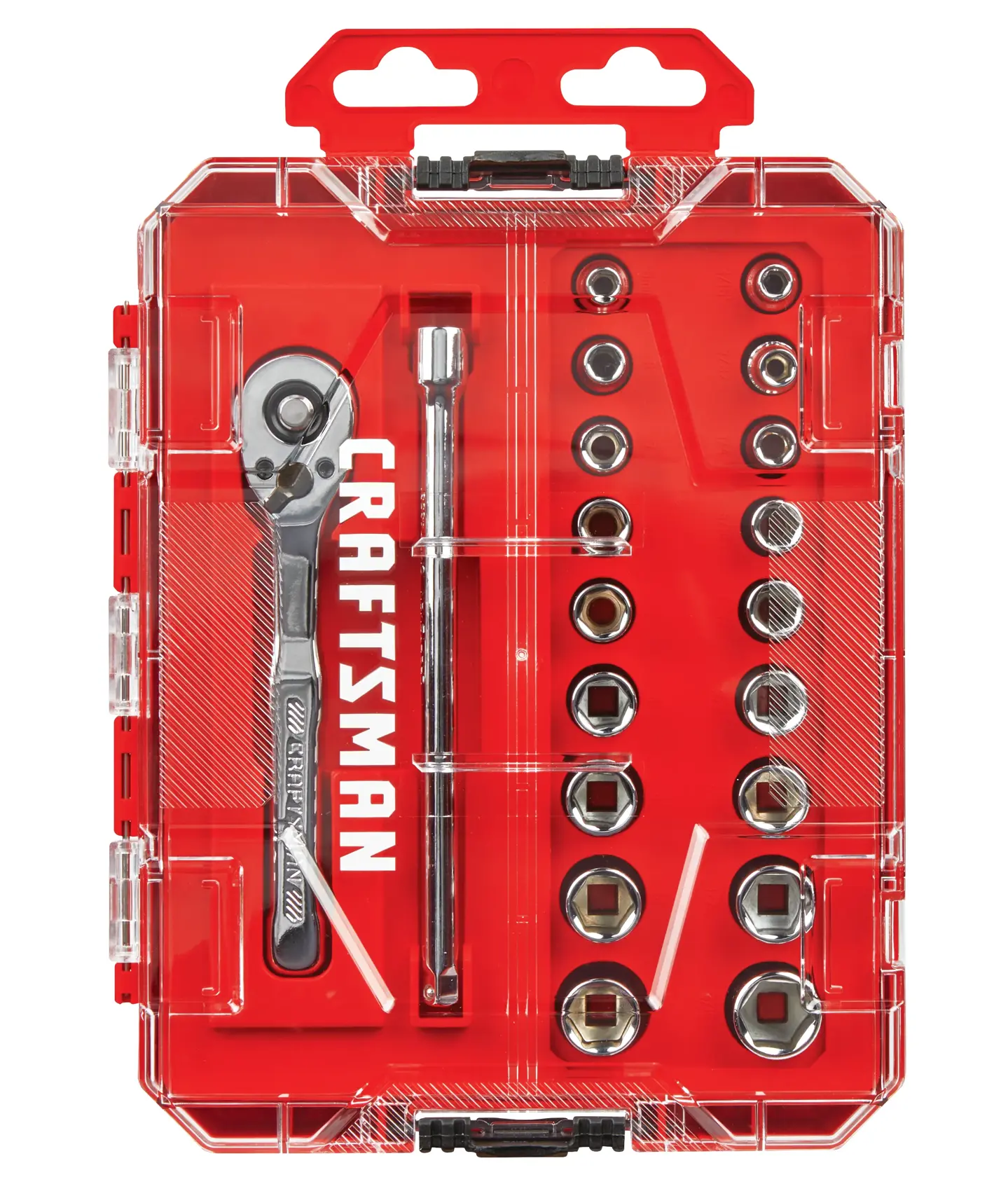 CRAFTSMAN 20 piece Low Profile 1/4" Drive Mechanics Set in case