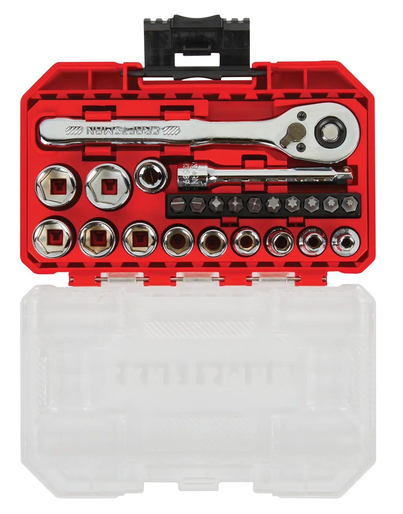 CRAFTSMAN Low Profile 24PC 1/4IN DR Nano Mech Set MM LOW PRO view 3