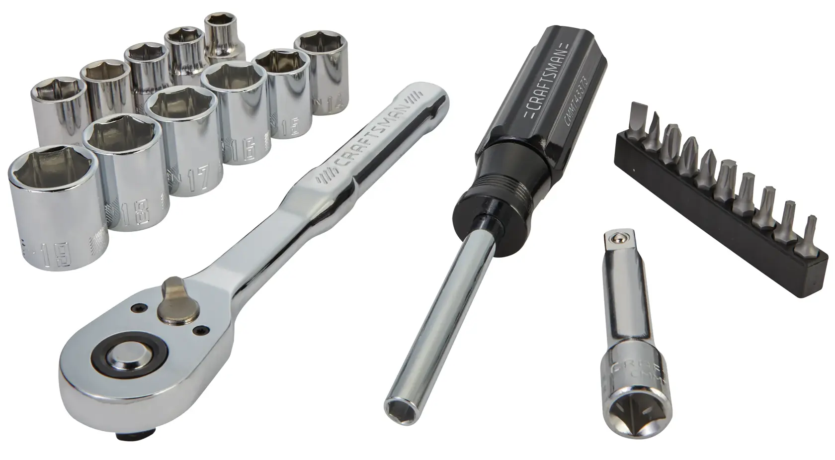 CRAFTSMAN Low Profile 24PC 3/8IN DR Nano Mech Set MM view 1