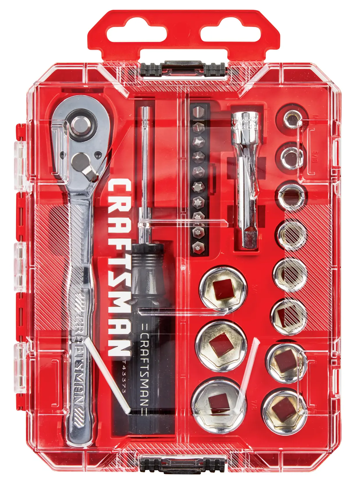 CRAFTSMAN Low Profile 24PC 3/8IN DR Nano Mech Set SAE view 2
