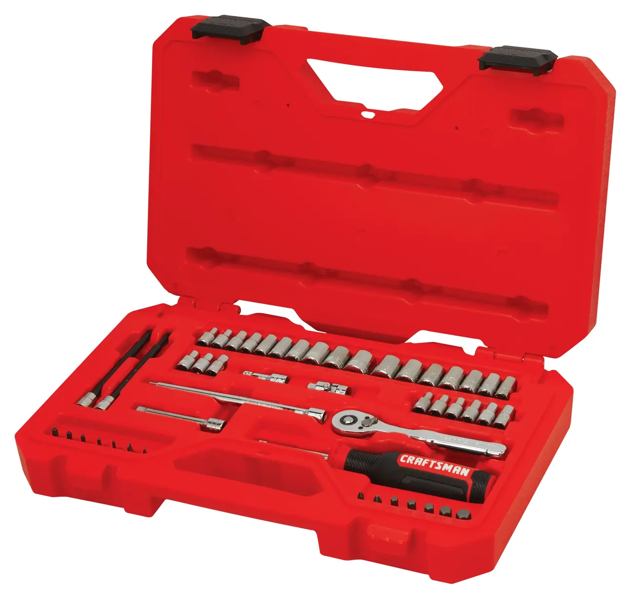 48PC 1/4IN DR MECH SET LOW PROFILE in case.