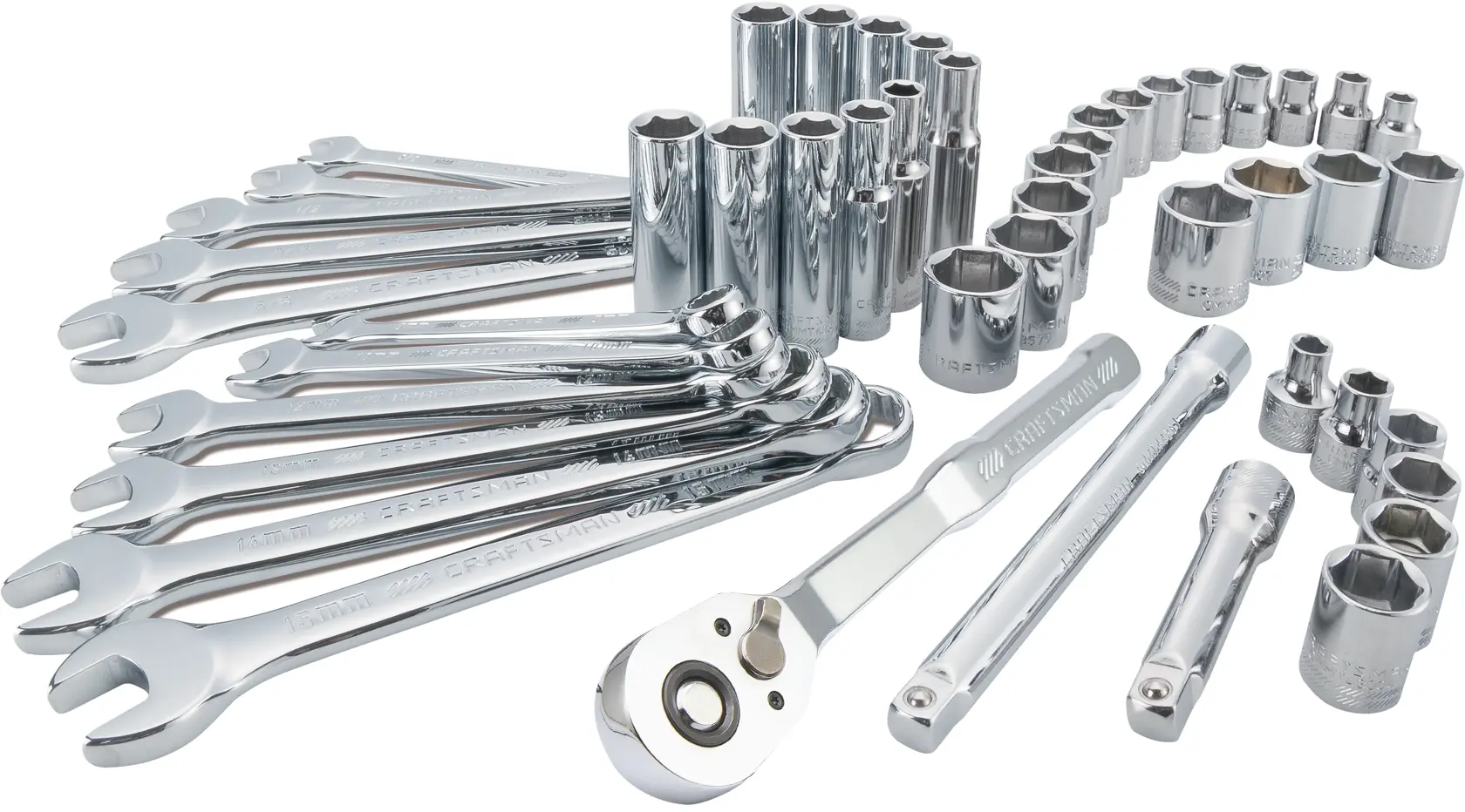 CRAFTSMAN  47PC MECH TOOL SET full contents of set