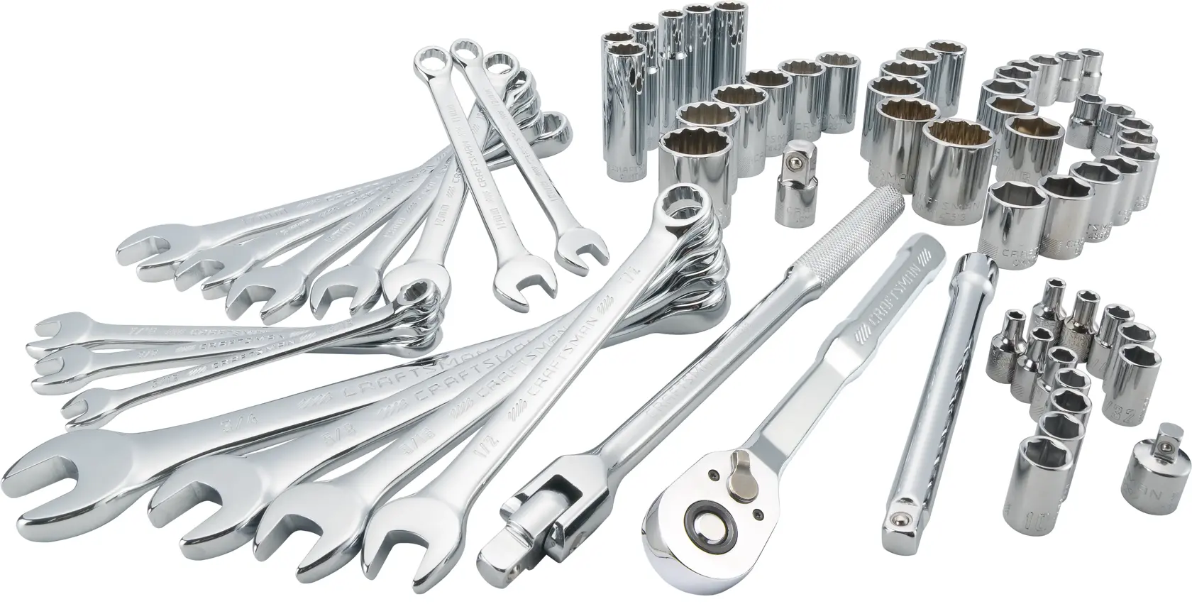 CRAFTSMAN 66PC MECH TOOL SET full contents of set