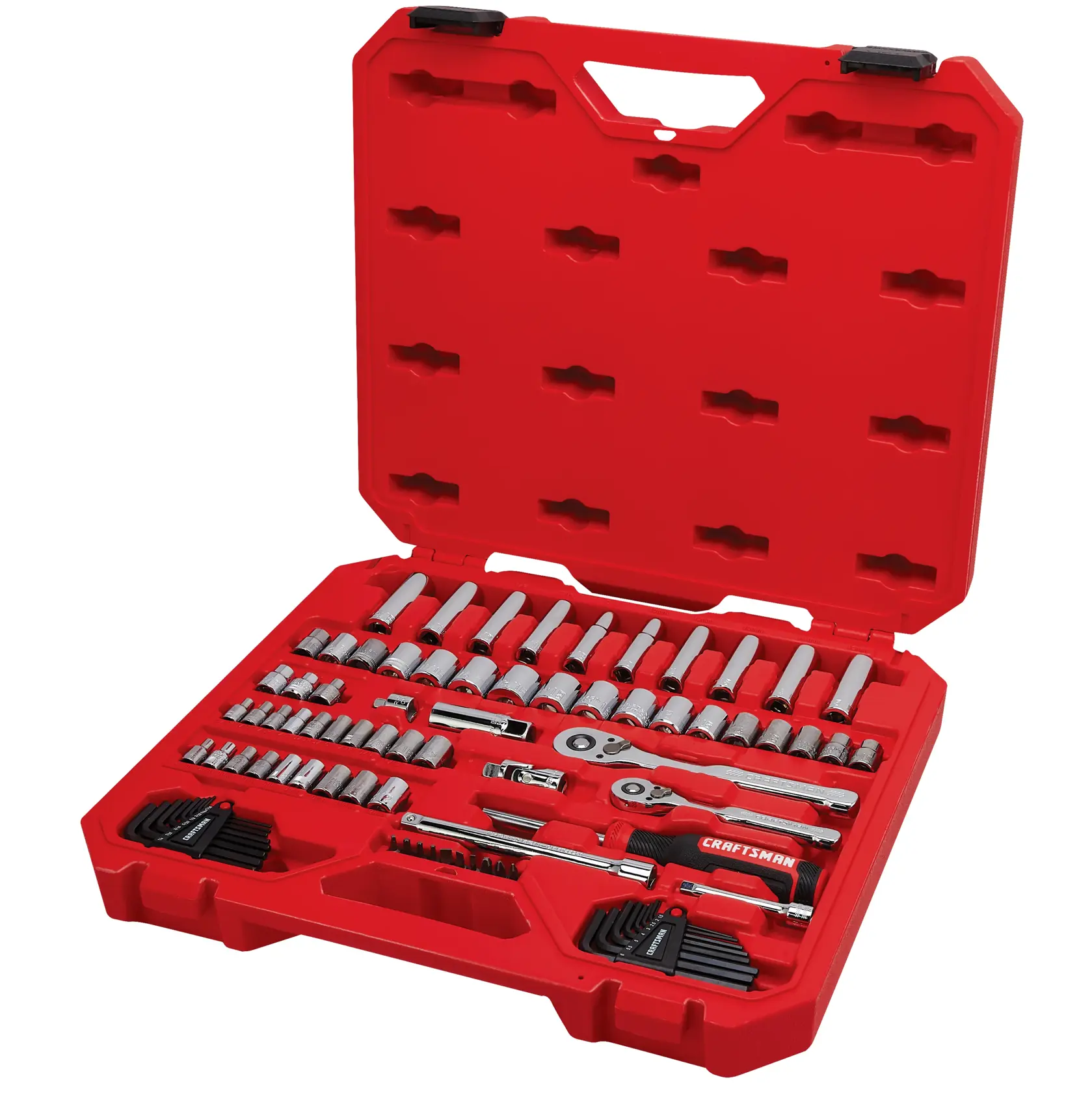 CRAFTSMAN  83PC MECH TOOL SET shown in open case