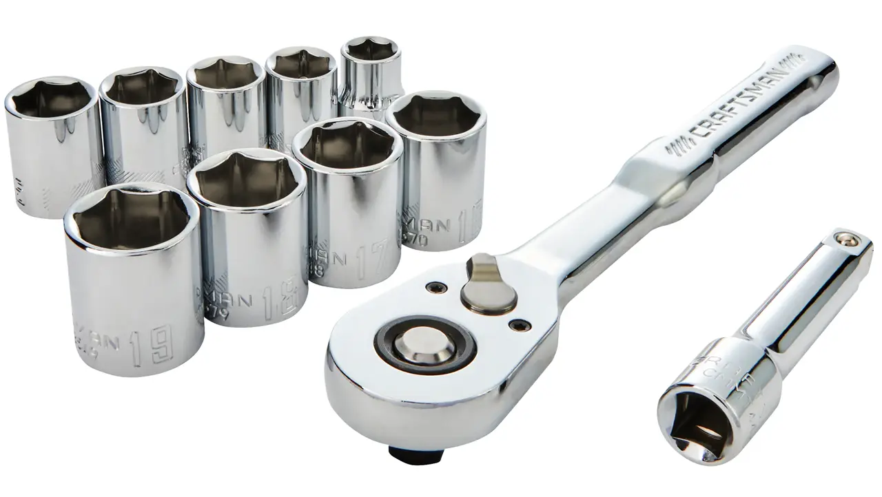 CRAFTSMAN 11 piece Low Profile 3/8" Drive SAE Mechanics Set view 1