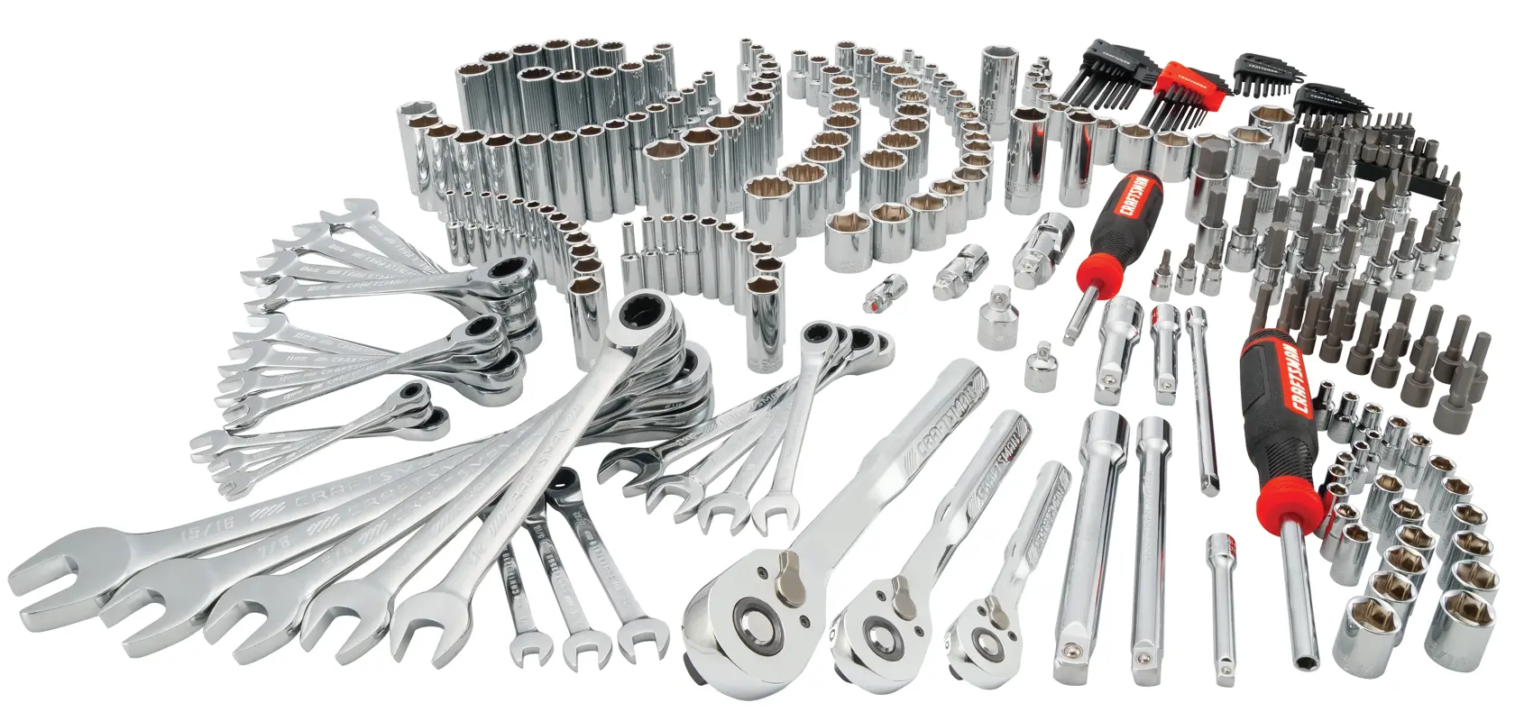 CRAFTSMAN 298PC MECH TOOL SET- full contents of set
