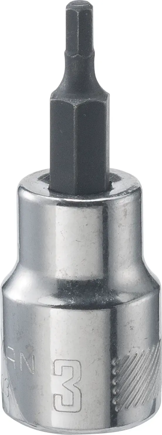 3 eighths inch drive 3 millimeter hex bit socket.