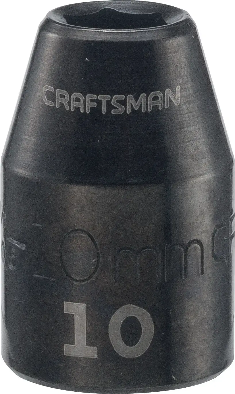 1/2-in Drive 10-mm 6-Point Metric Shallow Socket