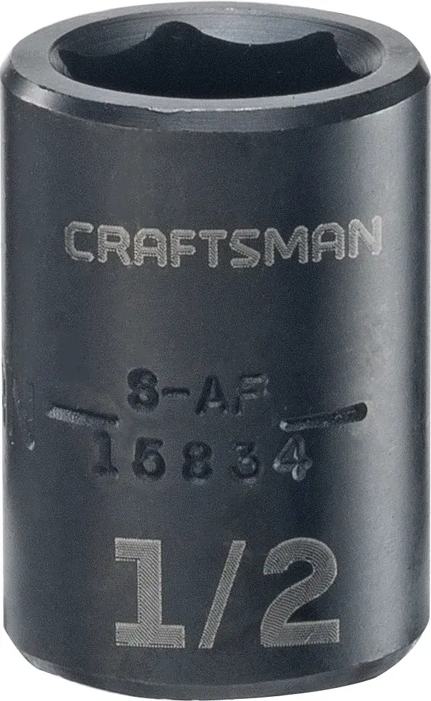 3 eighths inch drive half inch s a e impact shallow socket.