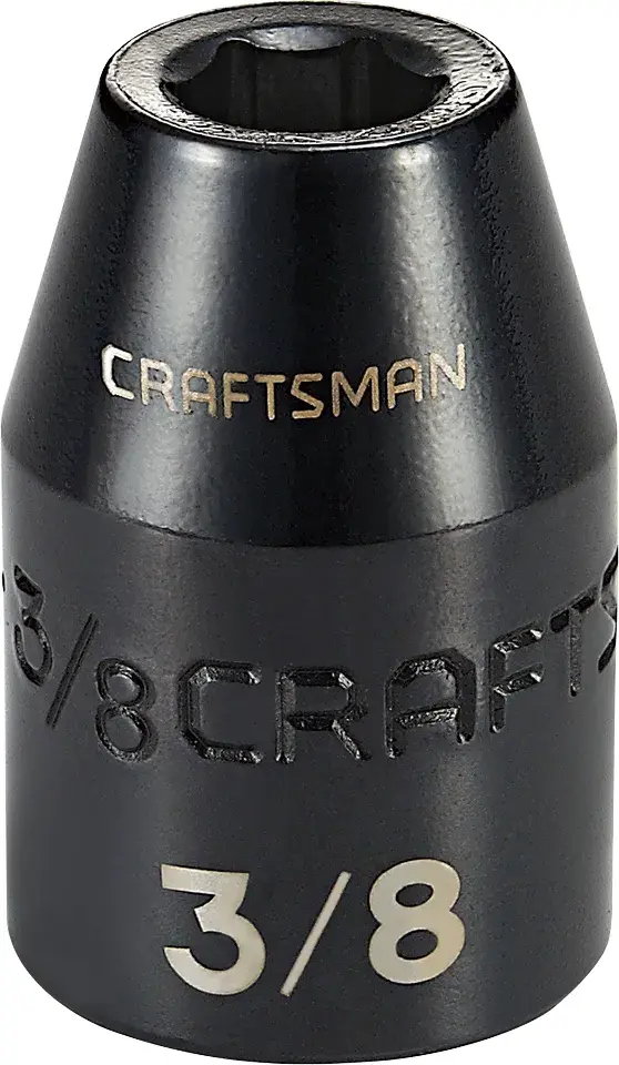 1/2-in Drive 3/8-in 6-Point Standard (SAE) Shallow Impact Socket