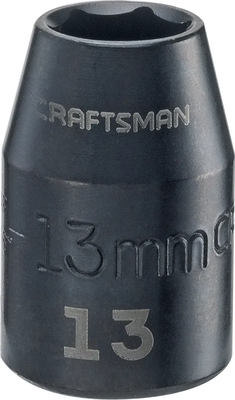 1/2-in Drive 13-mm 6-Point Metric Shallow Impact Socket