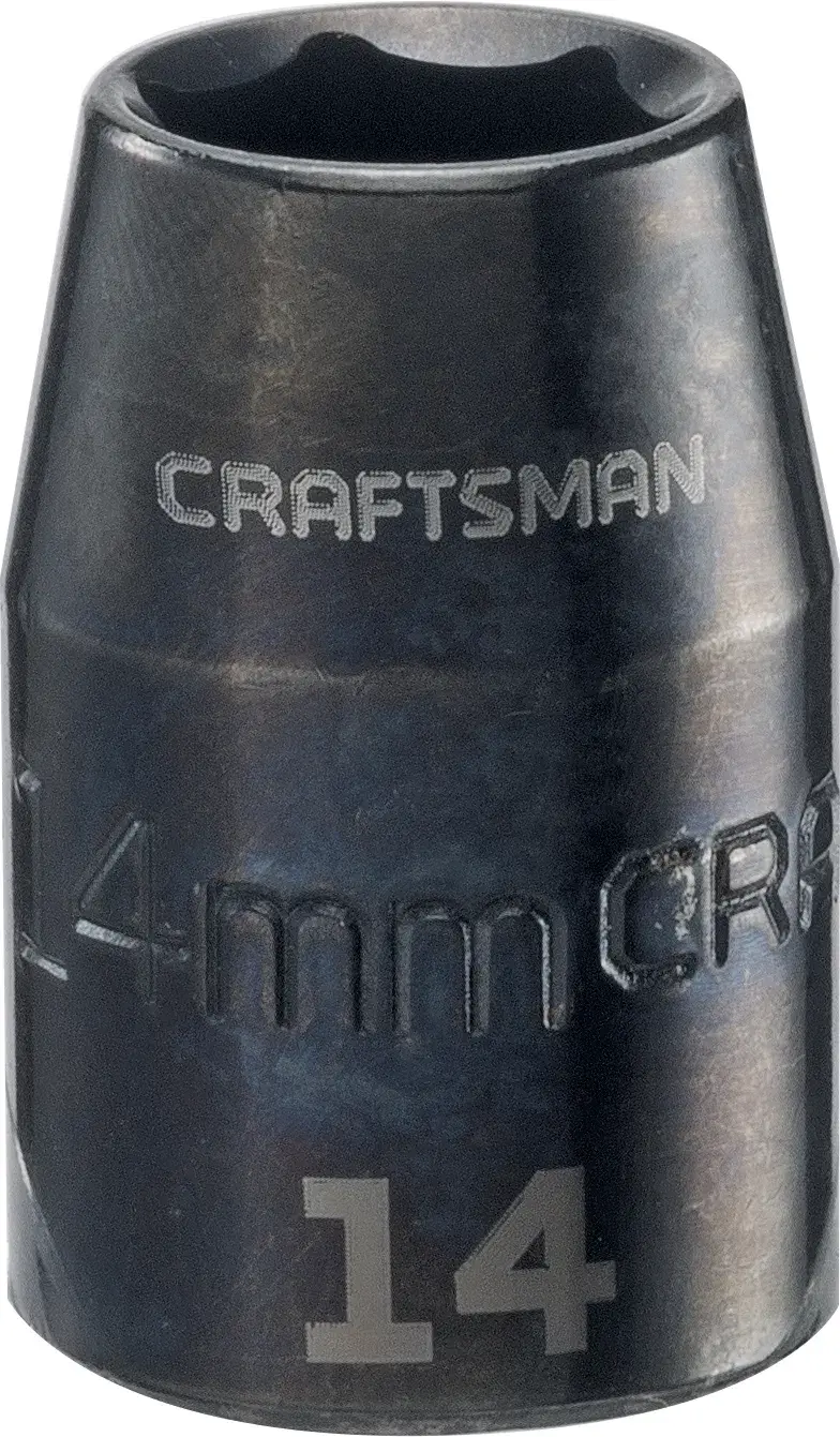 1/2-in Drive 14-mm 6-Point Metric Shallow Impact Socket