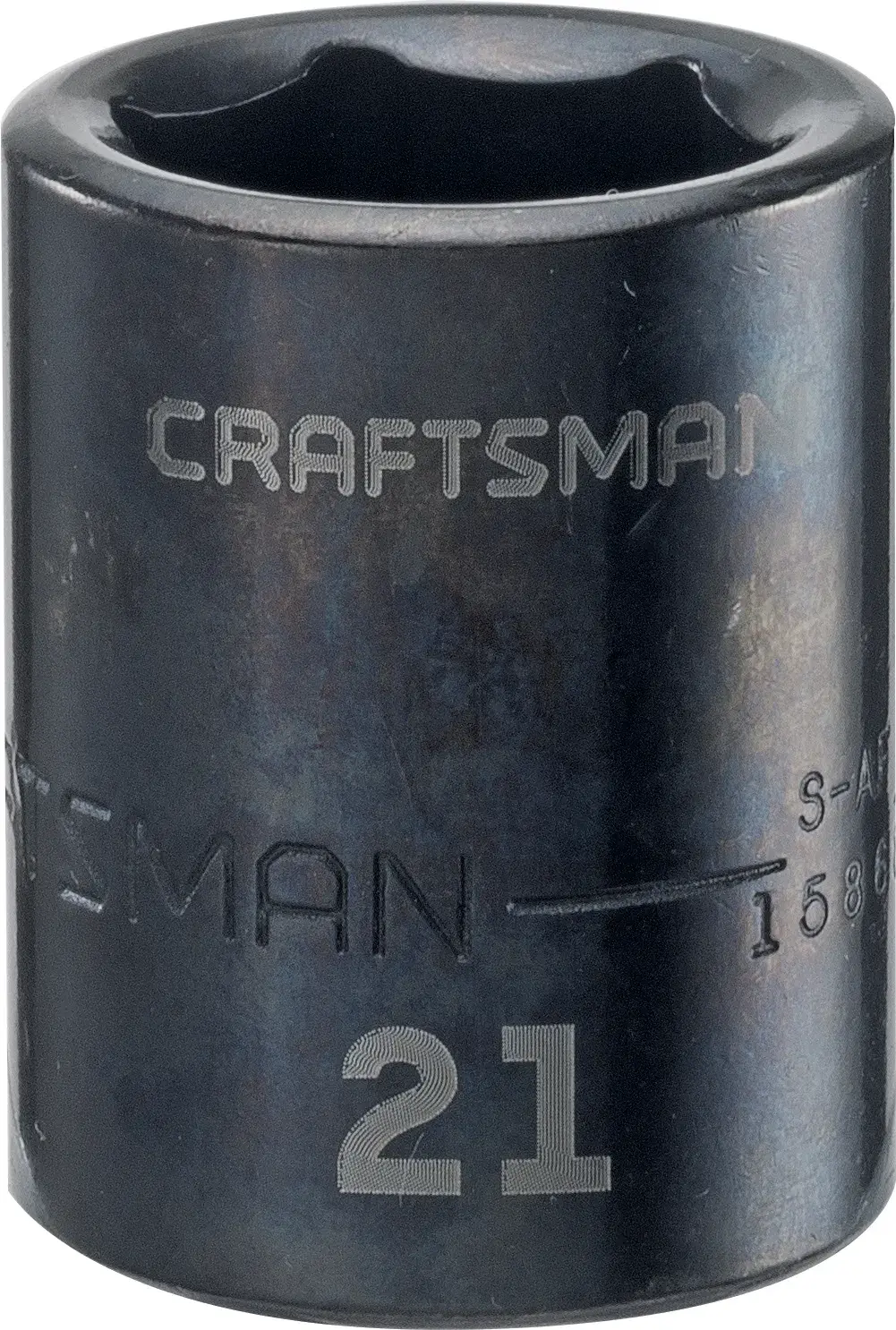1/2-in Drive 21-mm 6-Point Metric Shallow Impact Socket