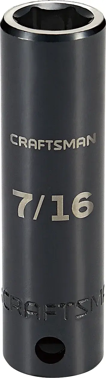 3/8-in Drive 7/16-in Standard (SAE) Deep Impact Socket