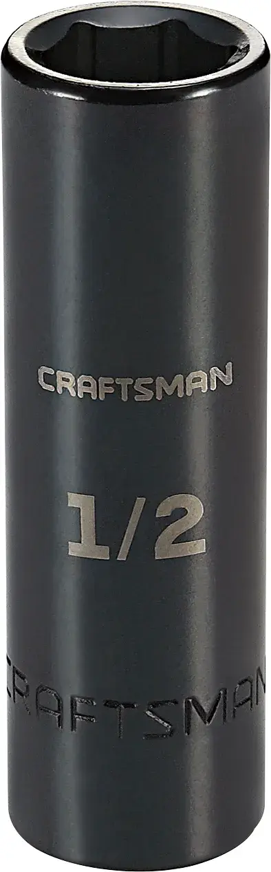Half inch S A E deep impact socket.