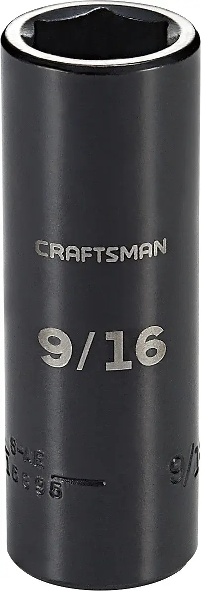 3/8-in Drive 9/16-in 6-Point Standard (SAE) Deep Impact Socket
