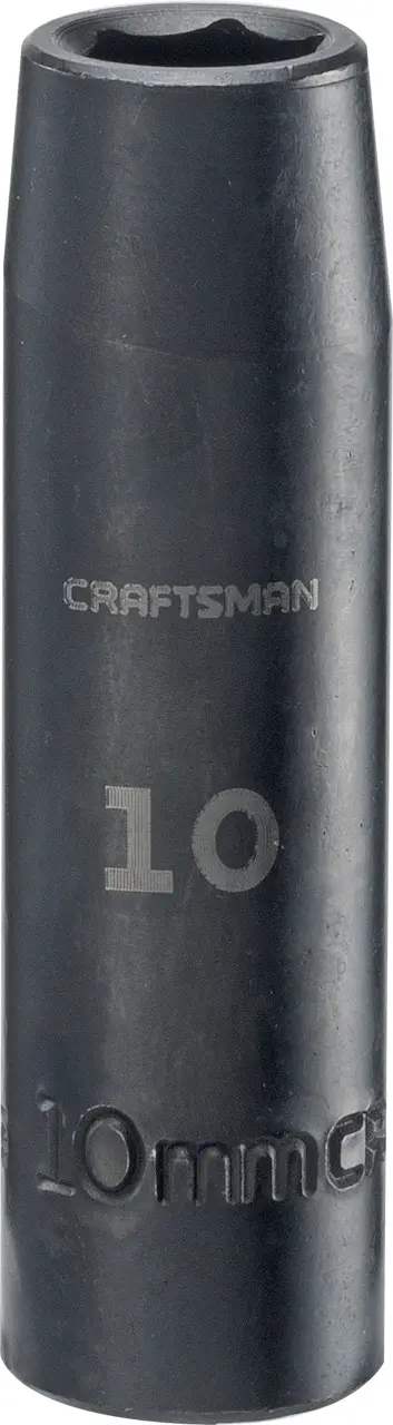3/8-in Drive 10-mm 6-Point Metric Deep Impact Socket