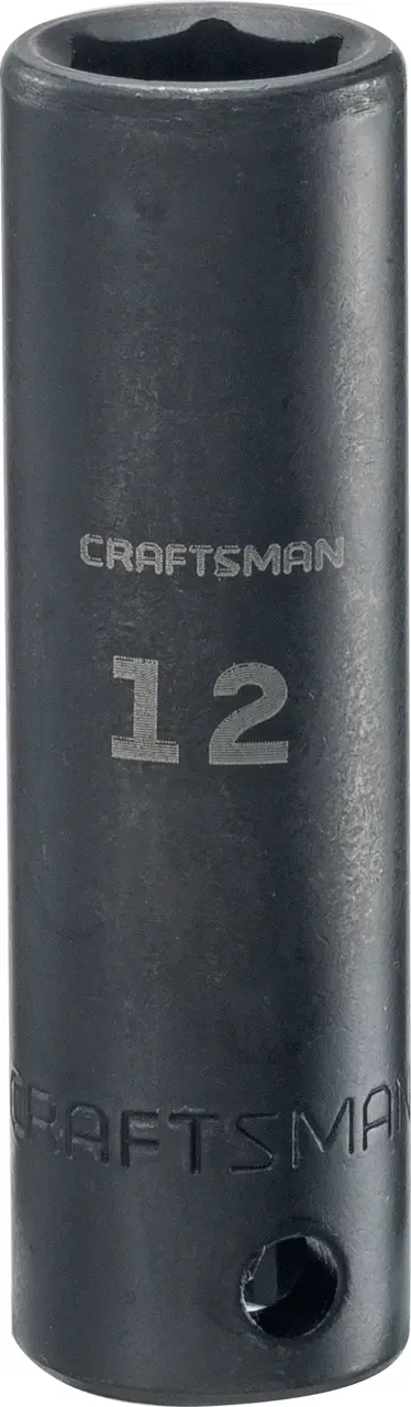 3/8-in Drive 12-mm 6-Point Metric Deep Impact Socket