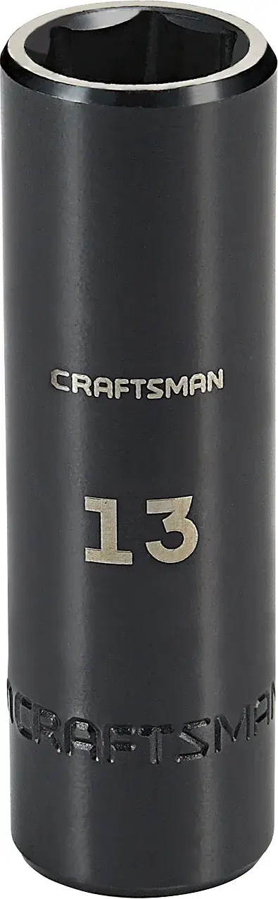3/8-in Drive 13-mm Metric Deep Impact Socket