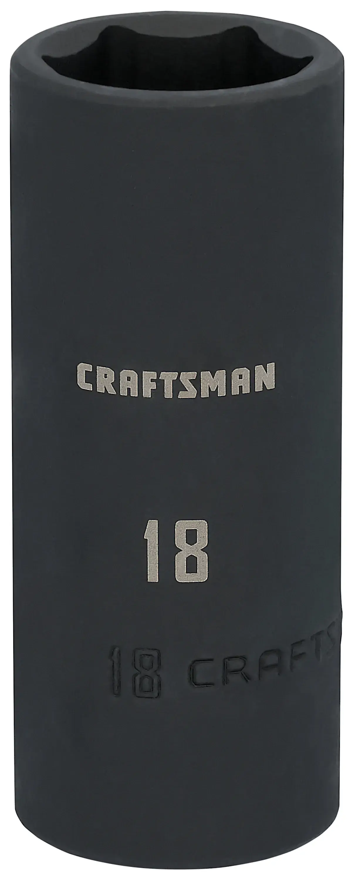 CRAFTSMAN 3/8-in Drive 18mm Metric Deep Impact Socket Front Image